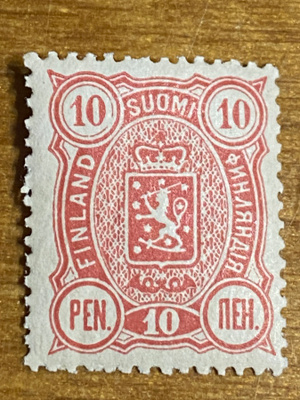 VAAKUNA MERKKI 1889 10 PENNIÄ L29B**