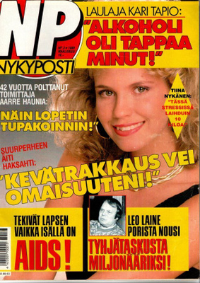 Nykyposti n:o 3 1989 Tiina. Nakkila. Leo. Kari Tapio.
