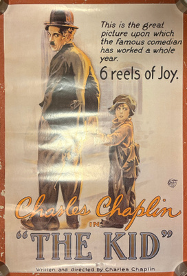 ELOKUVAJULISTE THE KID Charles Chaplin