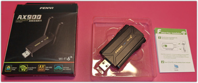 Fenvi AX900 WiFi 6 USB adapteri BT 5.3 dual-band #31357