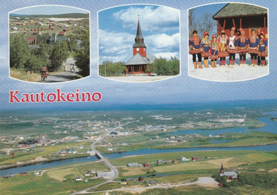 Postikortti, KAUTOKEINO, KIRKKO