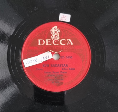 Savikiekko 1951 - Henry Theel - Decca SD 5153