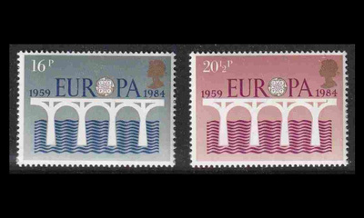 Iso-Britannia 988-90 ** Europa (1984)