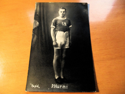 Paavo Nurmi * vanha Rapid postikortti