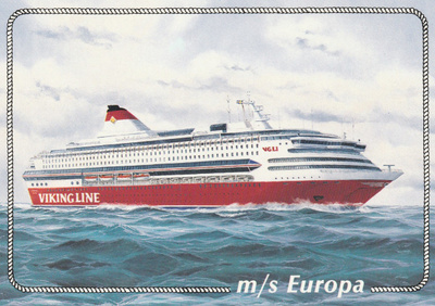 LAIVAKORTTI - M/S EUROPA