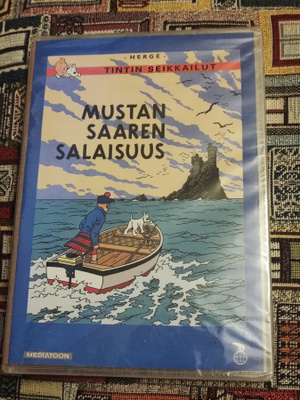 Tintti Mustan saaren salaisuus UUSI DVD HERGE