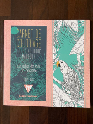 Clairefontaine coloring book, aikuisten  värityskirja UUSI