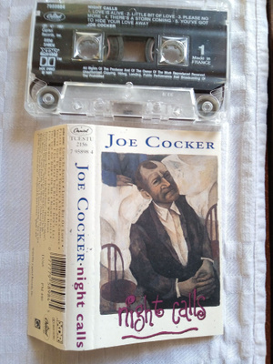 C- KASETTI: JOE COCKER : NIGHT CALLS
