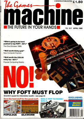 The Games MACHINE TX:017 April 1989