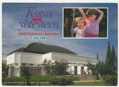 Lieksa kirkko lähetysjuhlat 1991