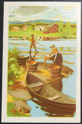 Tukinuittaja -kortti 1949, kulk. Kuopio-Pieksämäki