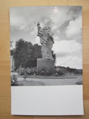 VANHA Valokuva Lahti Sankaripatsas 1940-l