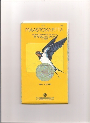 Maastokartta 1:50 000 Autti