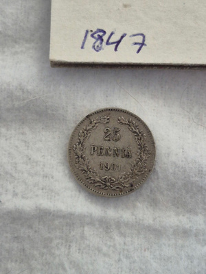 25 penniä 1901, Suomi