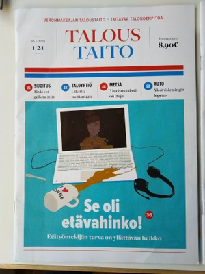 Taloustaito -lehti vuodelta 2021 2 kpl
