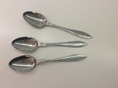 3 vintage ruokalusikkaa