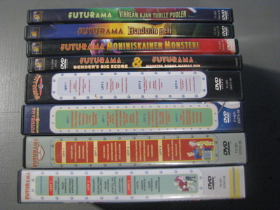 FUTURAMA ( 1 - 4. kaudet + elokuvat )