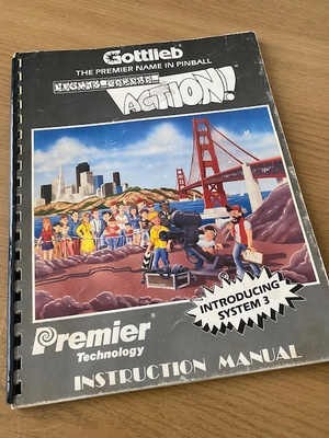 Lights Camera Action! Pinball Operation Manual