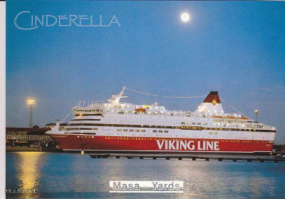 Laiva CINDERELLA Viking Line varustamokortti p140