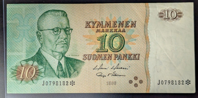 10 Markkaa 1980 tähti J0798182