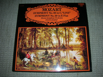 LP Boston symphony orchestra Moart symp. no 36 no 39