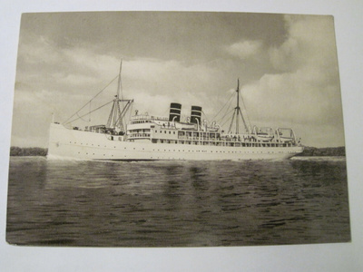 VANHA Postikortti Laiva S/S Silja 2 1950-luku