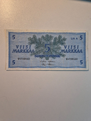 Suomi	1963	5 markkaa  (14369-70)