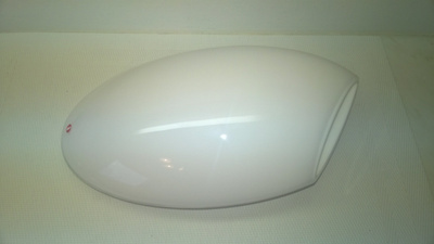 Iittala Markku Salo valkea Aava maljakko 260 mm