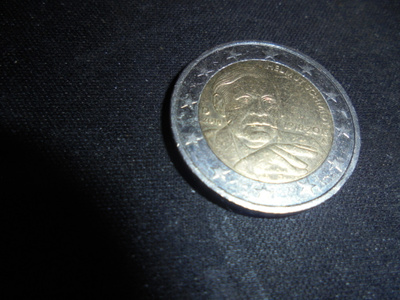 2€ erikoiskolikko Helmut ja Bundesrepublik 2 kpl