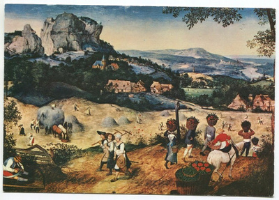 Heinänkorjuu, Pieter Bruegel vanhempi, ei kulkenut