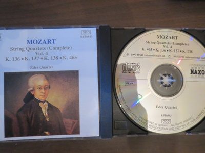 Éder Quartet: Mozart - String Quartets Vol. 4 CD