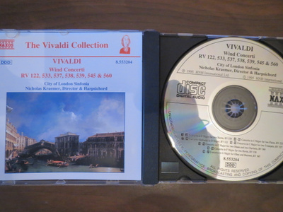Vivaldi: Wind Concerti CD