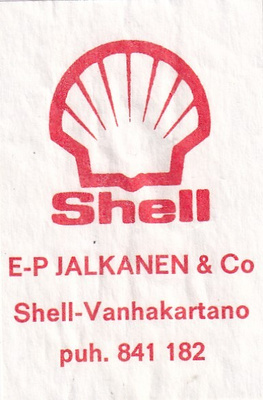 Vanhakartano, E-P Jalkanen & Co, SHELL   s19