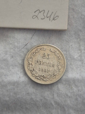 25 penniä 1901, Suomi
