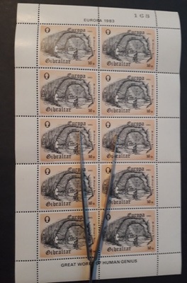 Gibraltar 1983 - Europa CEPT 16p arkki ++