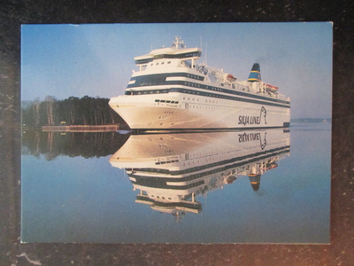 KULKEMATON SILJA LINE M/S SVEA LAIVA TULOSSA