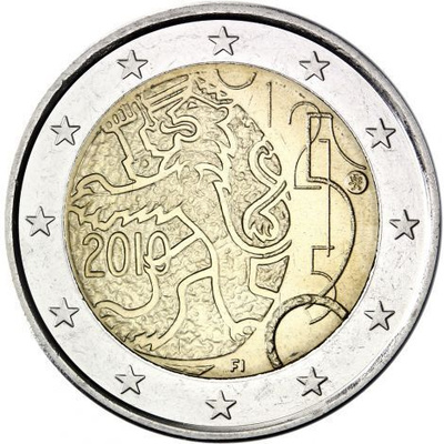 Suomi 2010 2 € Suomalainen raha 150v UNC