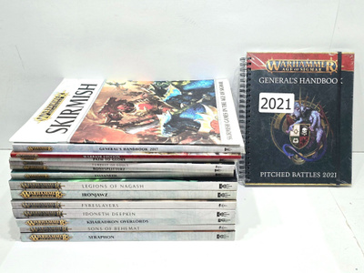 15kpl Age of Sigmar kirjoja