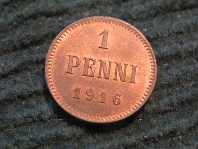 1 penni 1916