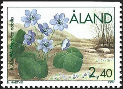 Åland 1997 ÅV 5 Kevätkukkia  2,40 mk ** LaPe 121