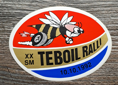 Teboil rallitarra 1992!