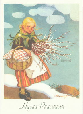 Postikortti, MARTTA WENDELIN, Pääsiäiskortti