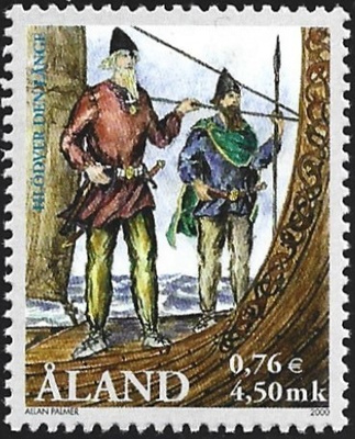 Åland 2000  Hlödver Pitkä  4,50 mk ** LaPe 178