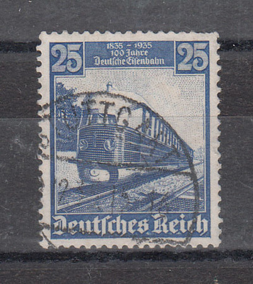 REICH 1935 Rautatiet