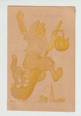 Postikortti, TAIDE, Arnold Tilgmann, Pääsiäinen, vanha v1946