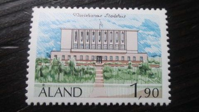 Åland: Maarianhaminan kaupungintalo 1989 **