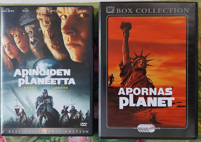 Apinoiden planeetta kokoelma: 6 kpl dvd ja 3 kpl BD