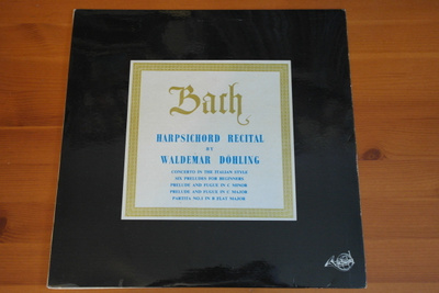 Bach:Harpsichord Recital by Waldemar Döhling-LP.