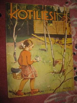 Kotiliesi  kesäkuu I 1938 : kansi Martta Wendelin