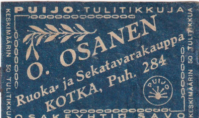 Kotka. O. Osanen , Puijo     s25